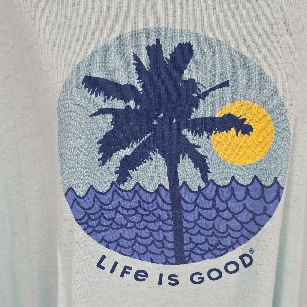 Life is Good "Cool Tee" Palm Tree Graphic - Picture 7 of 8